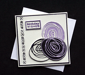 Birthday Wishes - Handcrafted Birthday Card - dr16-0044